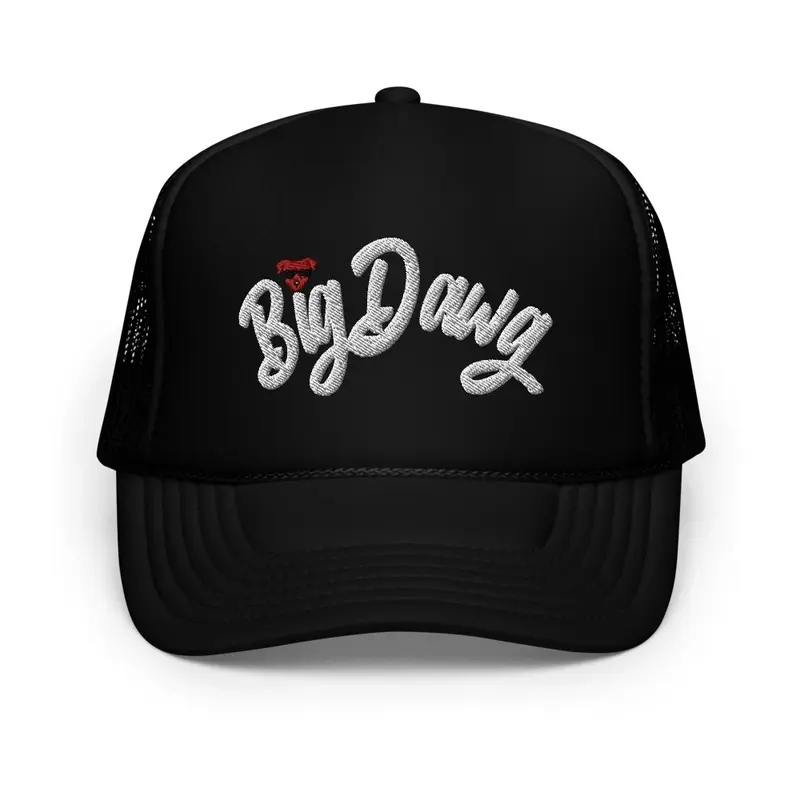 Big Dawg Foam Trucker Hat BK